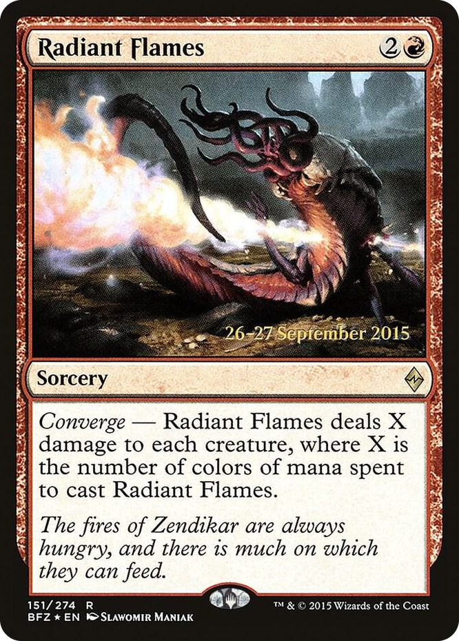 Radiant Flames #151 R - Prerelease Cards Pokemon card