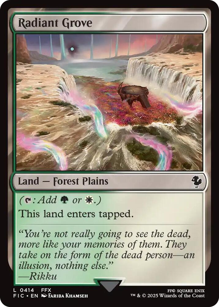 0414 Radiant Grove (Surge Foil) L Commander: FINAL FANTASY