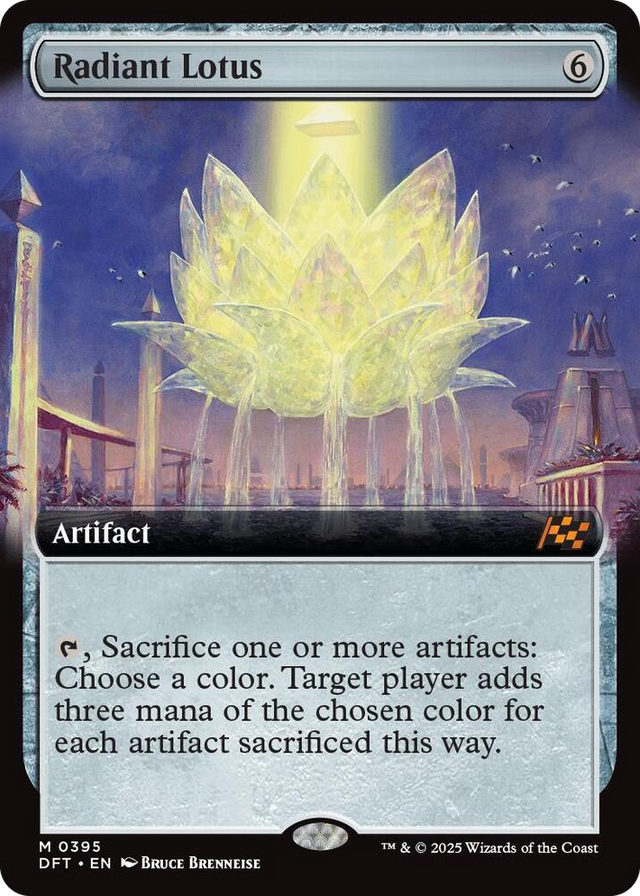 0395 Radiant Lotus (Extended Art) M Aetherdrift