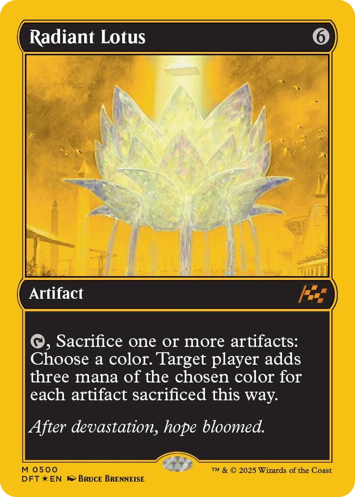 0500 Radiant Lotus (First-Place Foil) M Aetherdrift