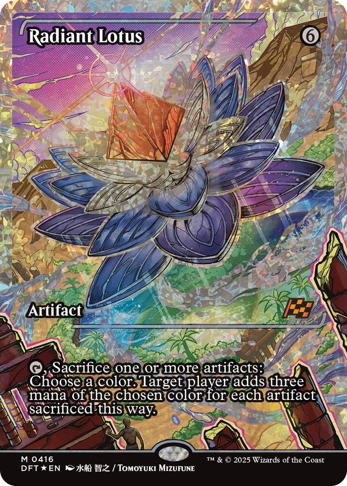 0416 Radiant Lotus (Showcase) (Fracture Foil) M Aetherdrift