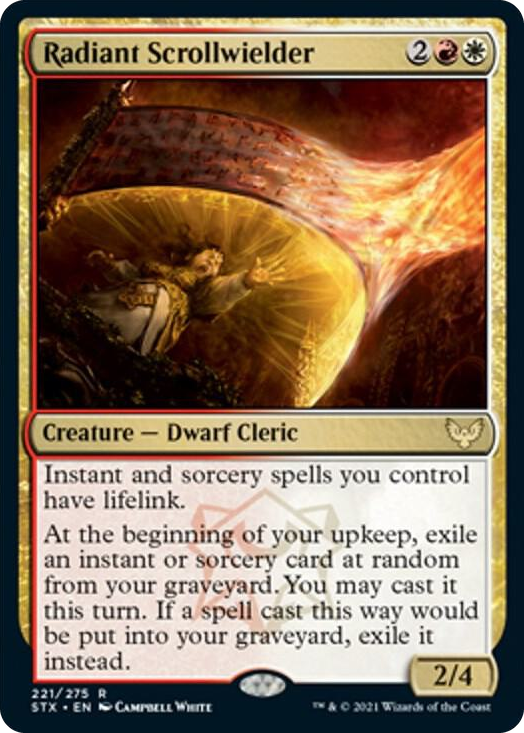 0221 Radiant Scrollwielder R Strixhaven: School of Mages