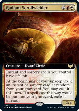 0350 Radiant Scrollwielder (Extended Art) R Strixhaven: School of Mages