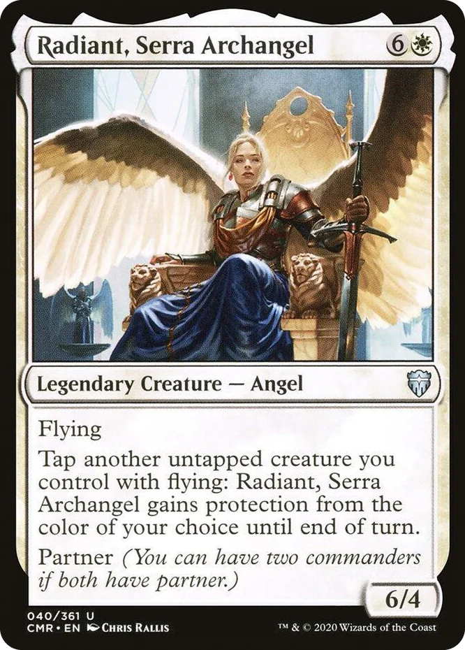 0040 Radiant, Serra Archangel U Commander Legends
