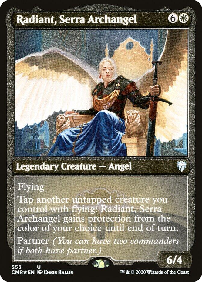 0553 Radiant, Serra Archangel (Foil Etched) U Commander Legends