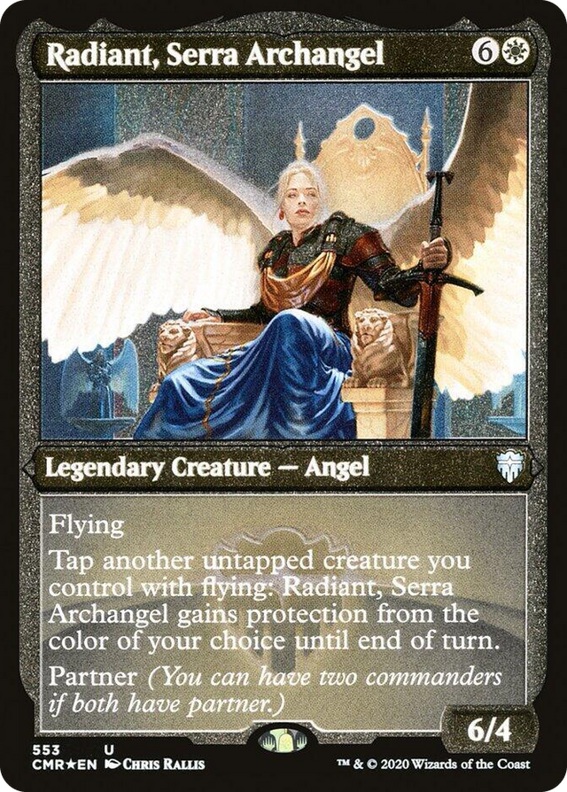 0553 Radiant, Serra Archangel (Foil Etched) U Commander Legends