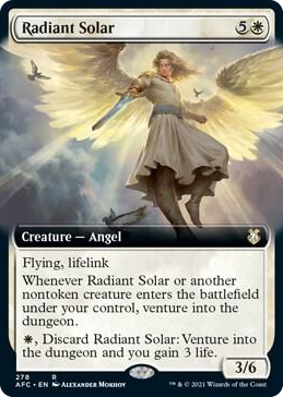 0278 Radiant Solar (Extended Art) R Commander: Adventures in the Forgotten Realms