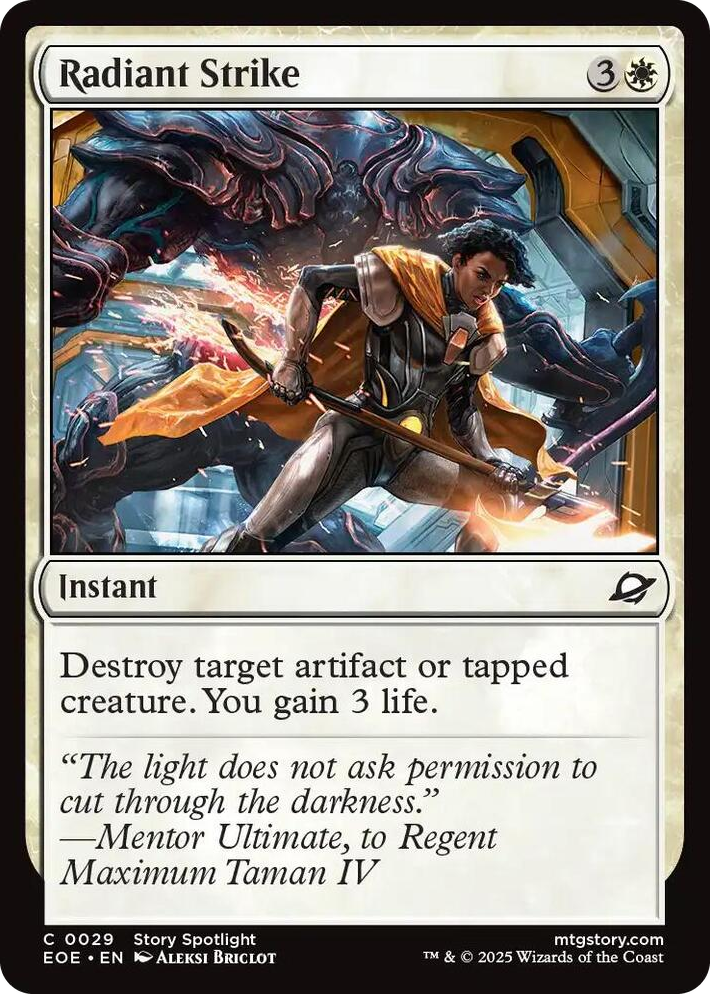 0029 Radiant Strike C Edge of Eternities