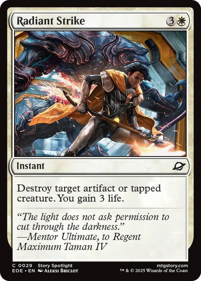 0029 Radiant Strike C Edge of Eternities