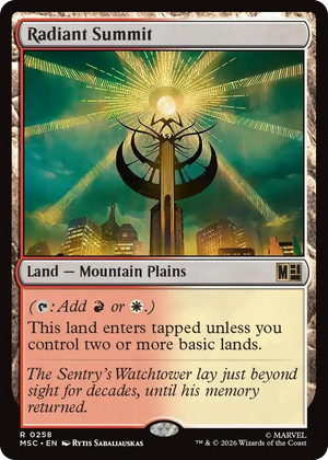 0258 Radiant Summit R Commander: Marvel Super Heroes
