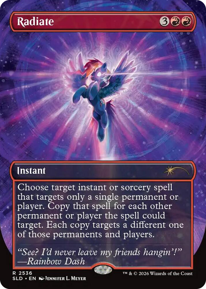 Radiate #2536 R - Secret Lair Drop Series Pokemon card