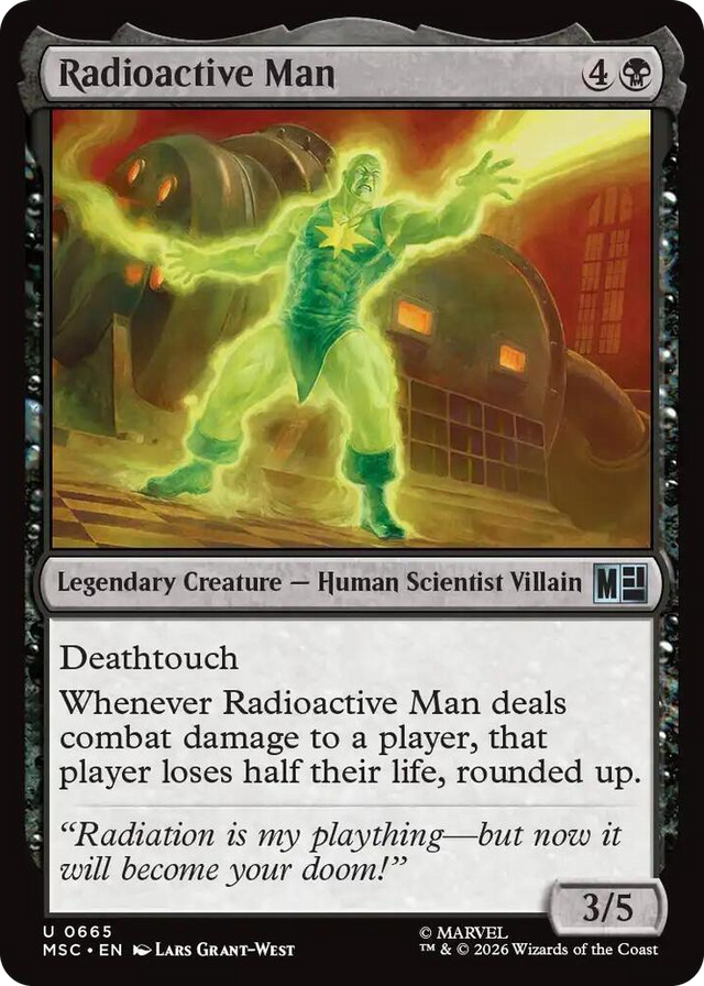 0665 Radioactive Man U Commander: Marvel Super Heroes
