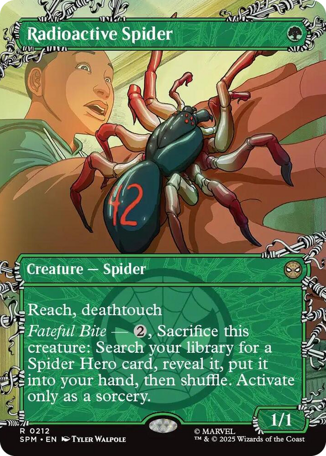 0212 Radioactive Spider (Borderless) R Marvel's Spider-Man