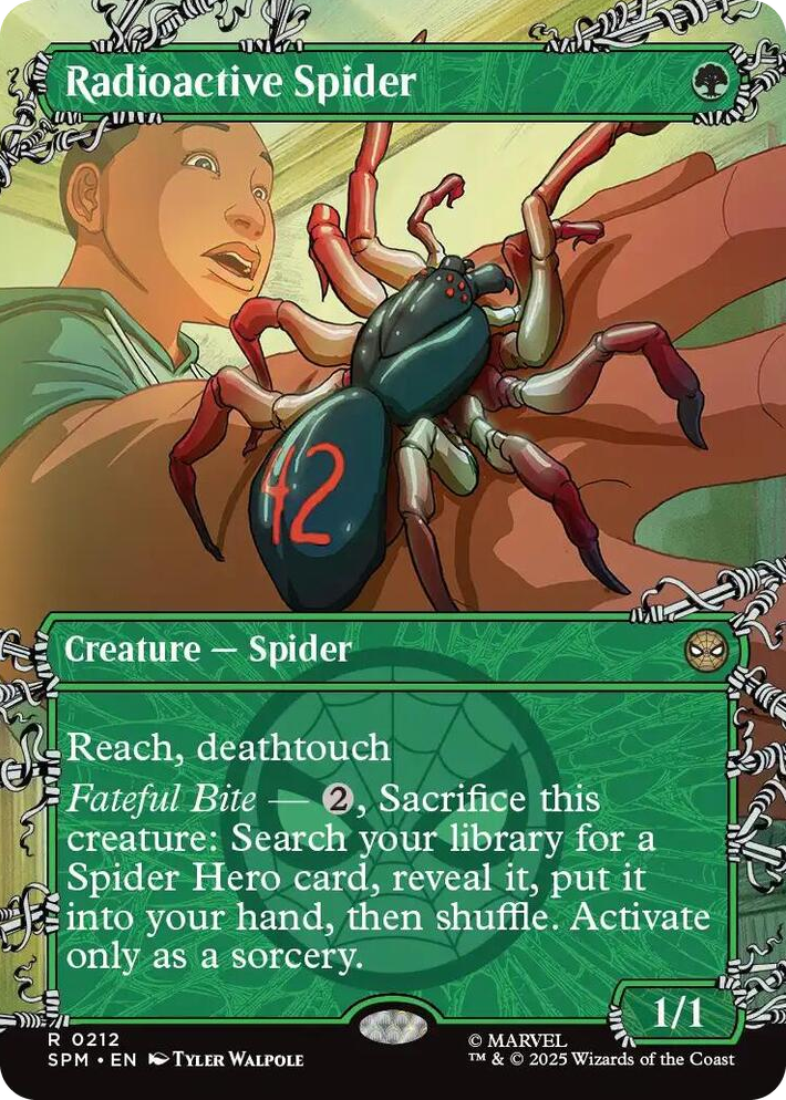 0212 Radioactive Spider (Borderless) R Marvel's Spider-Man