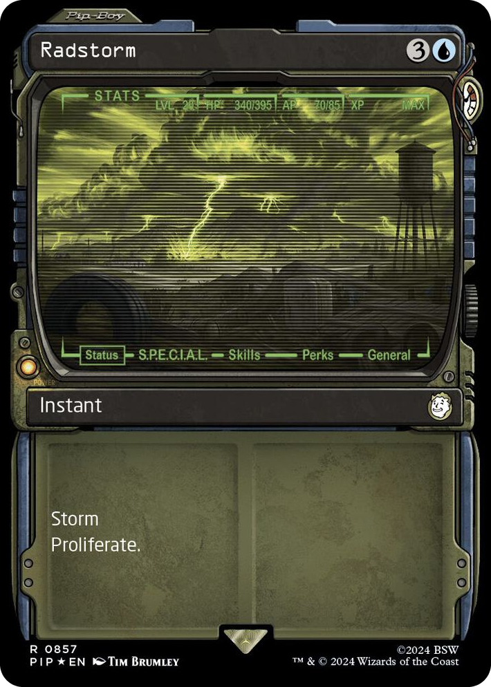 0857 Radstorm (Showcase) (Surge Foil) R Universes Beyond: Fallout