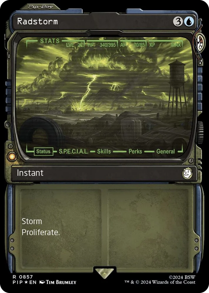 0857 Radstorm (Showcase) (Surge Foil) R Universes Beyond: Fallout
