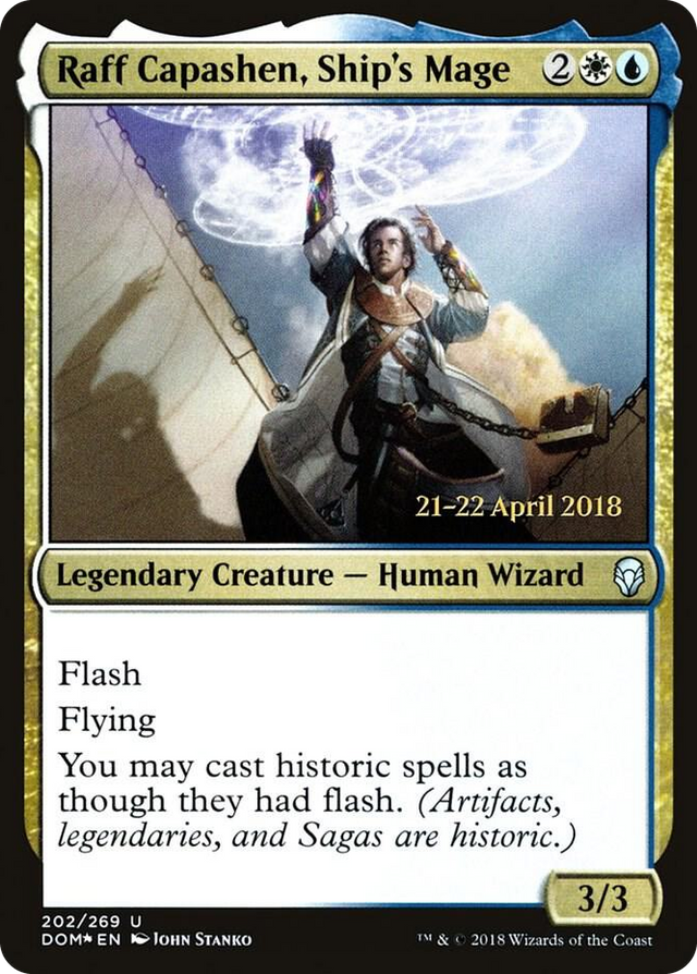 0202 Raff Capashen, Ship's Mage U Prerelease Cards