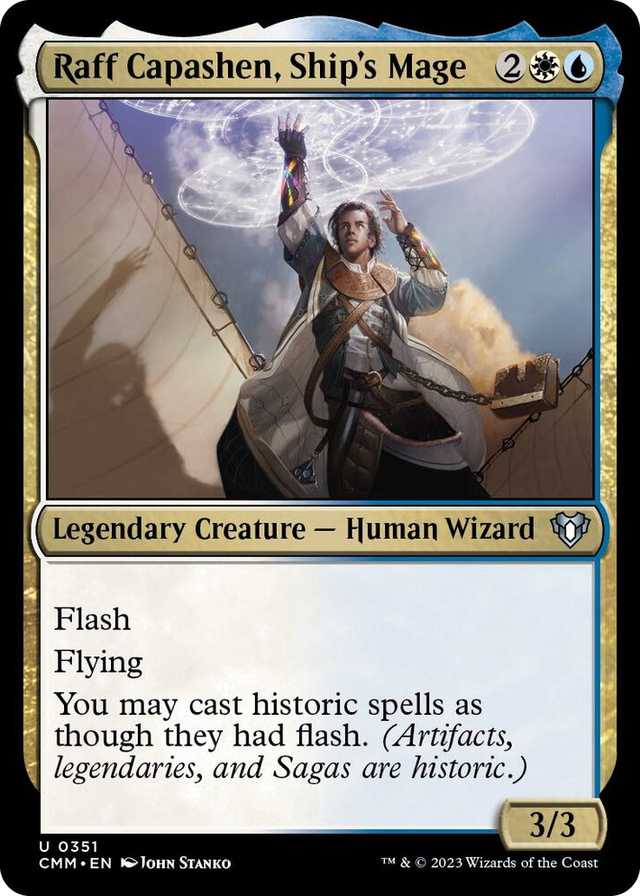 0351 Raff Capashen, Ship's Mage U Commander Masters