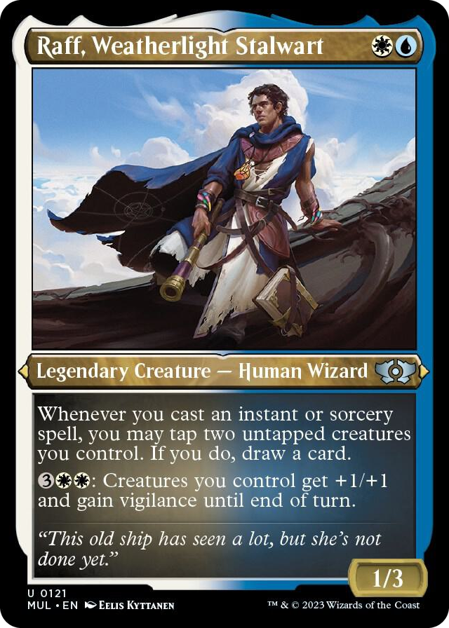 0121 Raff, Weatherlight Stalwart (Foil Etched) U March of the Machine: Multiverse Legends