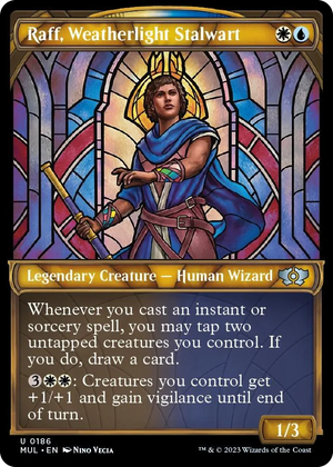 0186 Raff, Weatherlight Stalwart (Halo Foil) U March of the Machine: Multiverse Legends