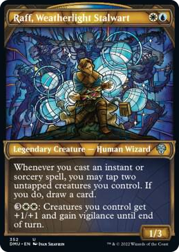 0352 Raff, Weatherlight Stalwart (Textured Foil) U Dominaria United