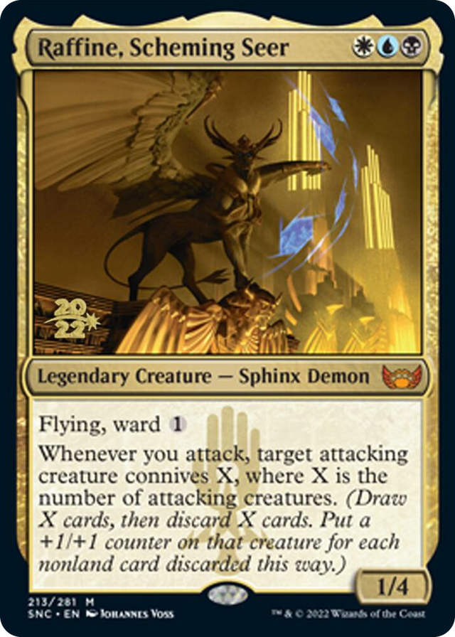 0213 Raffine, Scheming Seer M Prerelease Cards