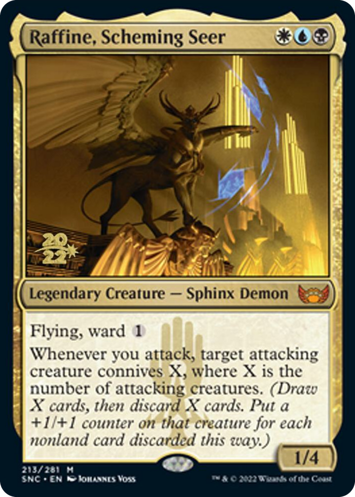 Raffine, Scheming Seer #213 M - Prerelease Cards Pokemon card