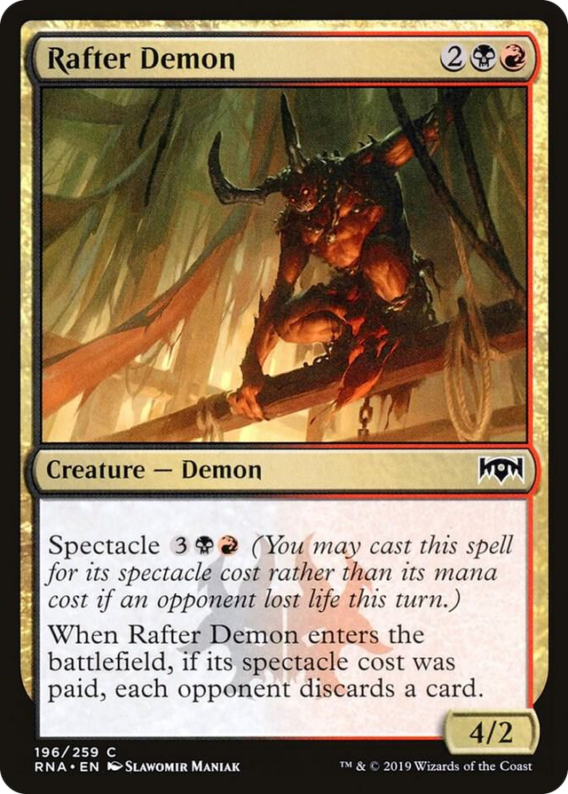 0196 Rafter Demon C Ravnica Allegiance