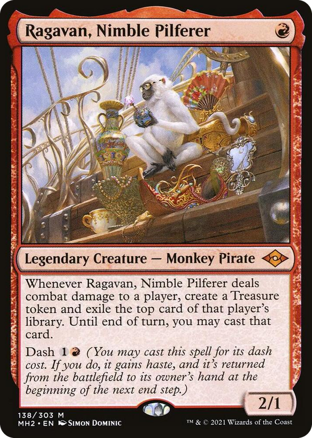 0138 Ragavan, Nimble Pilferer M Modern Horizons 2