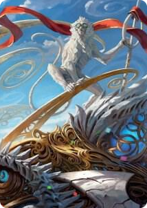 Ragavan, Nimble Pilferer Art Card #74 S - Art Series: March of the Machine Pokemon card