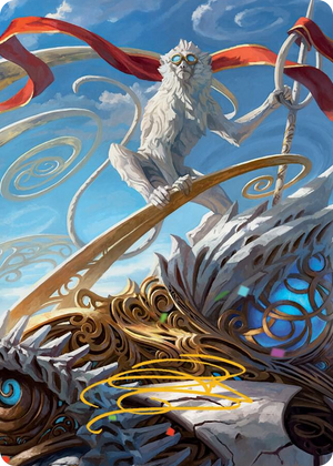 0074 Ragavan, Nimble Pilferer Art Card (Gold-Stamped Signature) S Art Series: March of the Machine