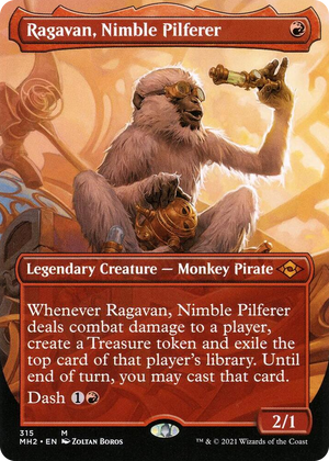0315 Ragavan, Nimble Pilferer (Borderless) M Modern Horizons 2