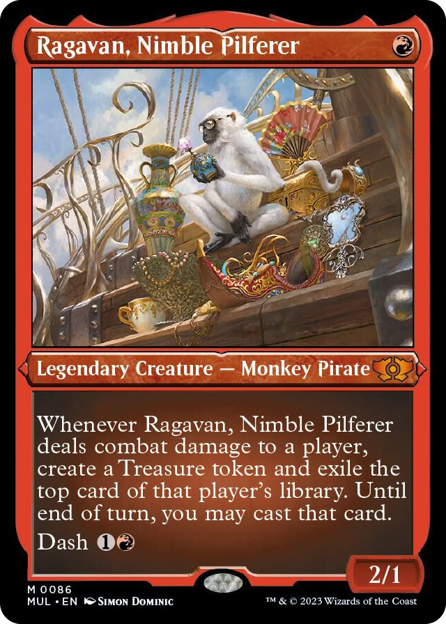 0086 Ragavan, Nimble Pilferer (Foil Etched) M March of the Machine: Multiverse Legends
