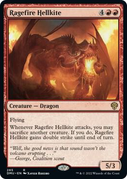 0285 Ragefire Hellkite R Dominaria United