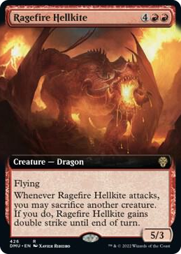 0426 Ragefire Hellkite (Extended Art) R Dominaria United