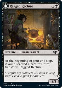 0127 Ragged Recluse C Innistrad: Crimson Vow