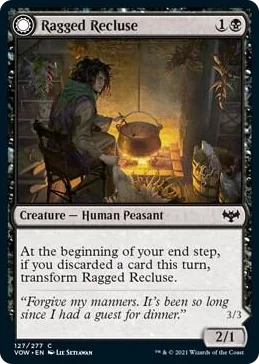 0127 Ragged Recluse C Innistrad: Crimson Vow