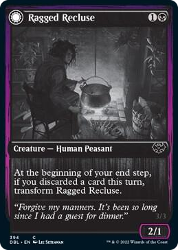 0394 Ragged Recluse C Innistrad: Double Feature
