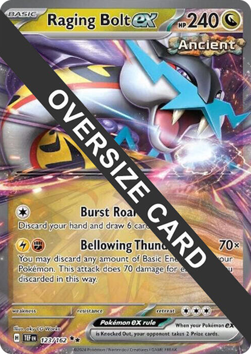 0123 Raging Bolt ex Promo Jumbo Cards