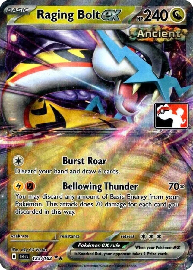 0123 Raging Bolt ex Double Rare Prize Pack Series Cards