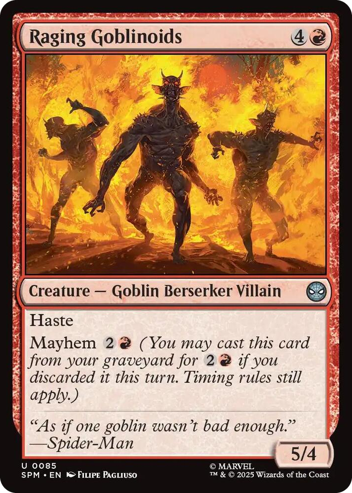 0085 Raging Goblinoids U Marvel's Spider-Man