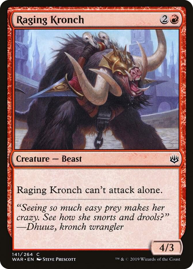 0141 Raging Kronch C War of the Spark