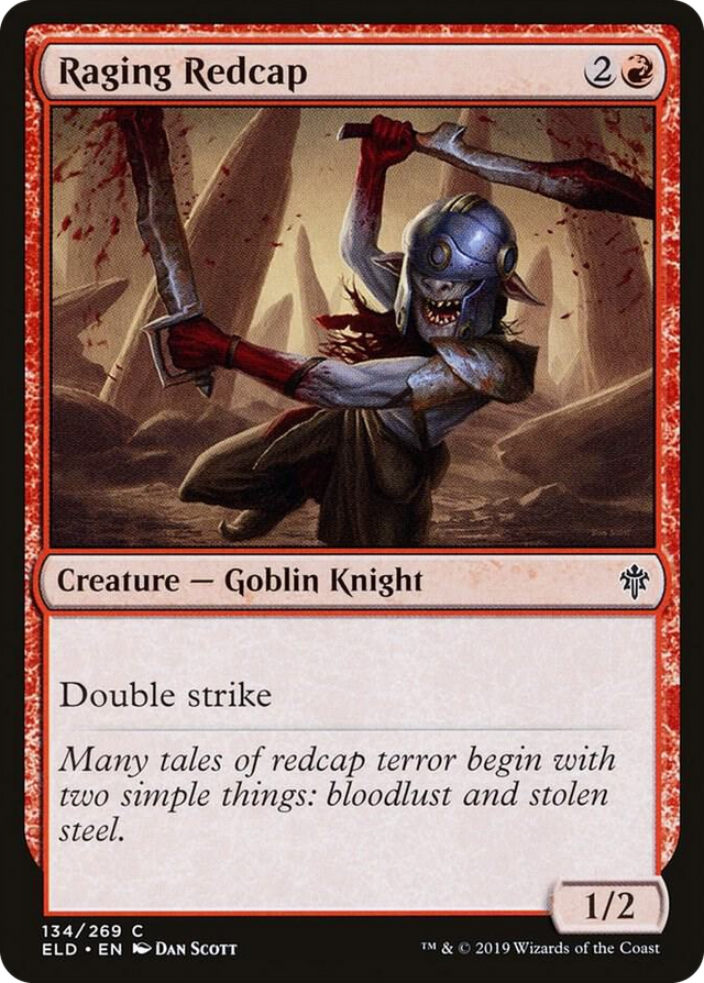 0134 Raging Redcap C Throne of Eldraine