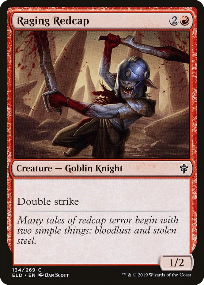 0134 Raging Redcap C Throne of Eldraine