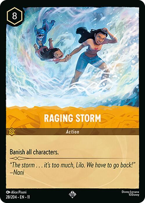0028 Raging Storm Super Rare Winterspell