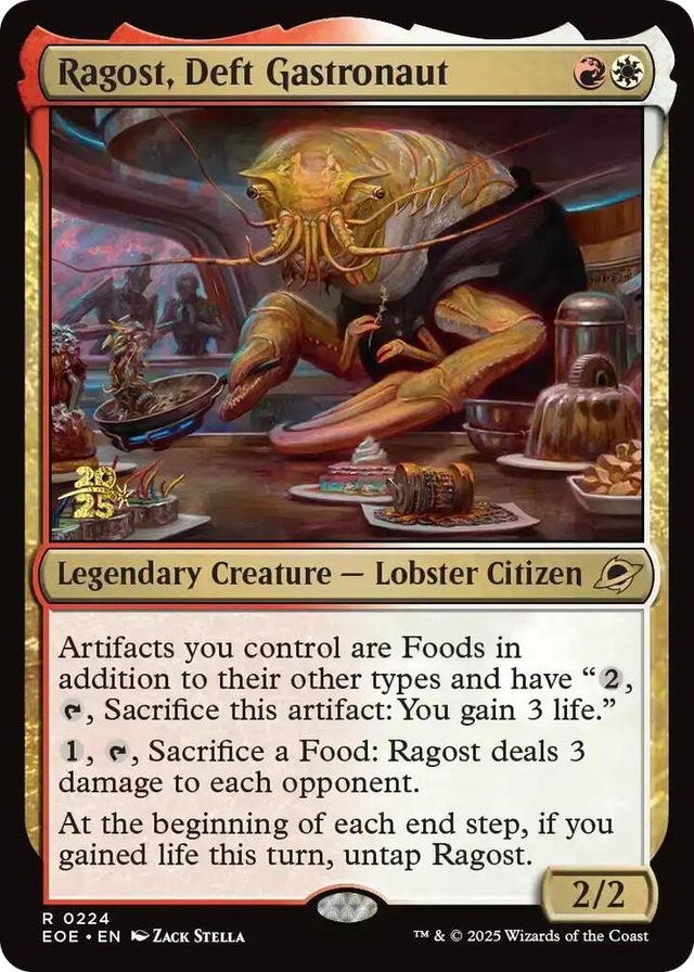 0224 Ragost, Deft Gastronaut R Prerelease Cards