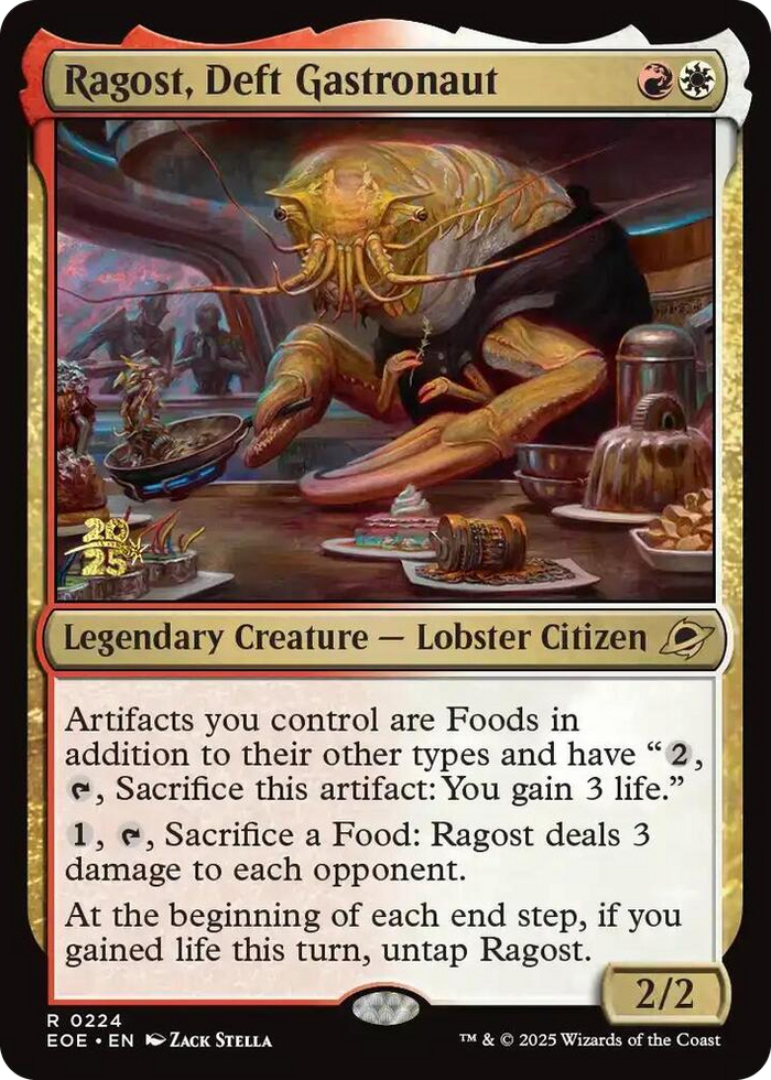 Ragost, Deft Gastronaut #224 R - Prerelease Cards Pokemon card
