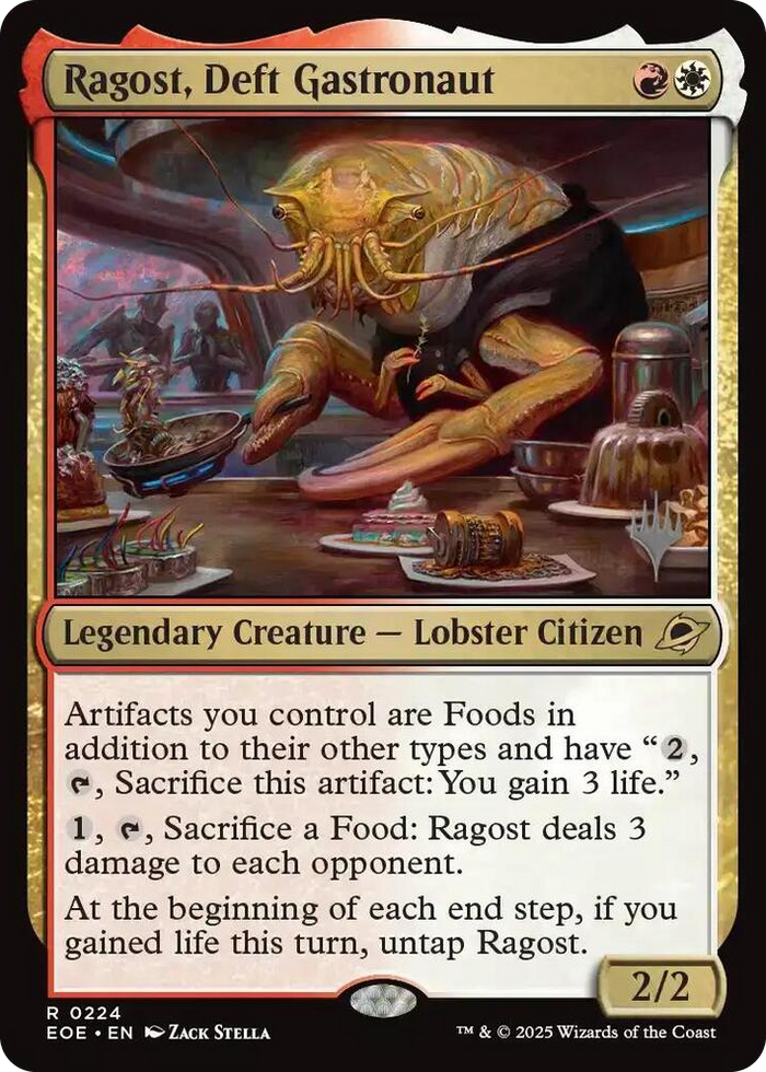 Ragost, Deft Gastronaut #224 R - Promo Pack: Edge of Eternities Pokemon card