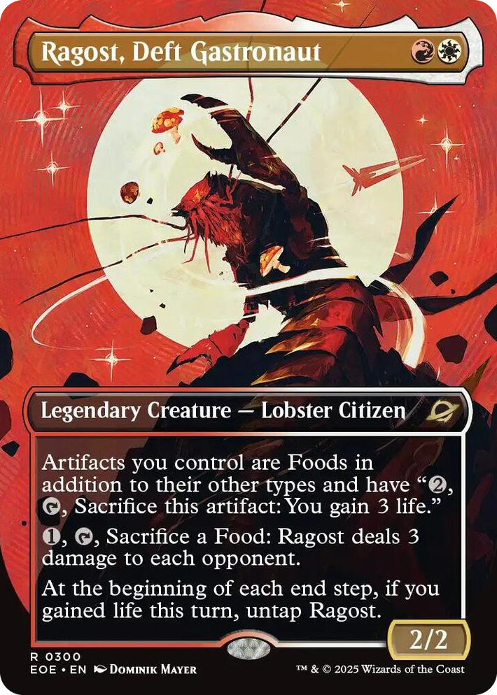 0300 Ragost, Deft Gastronaut (Borderless) R Edge of Eternities