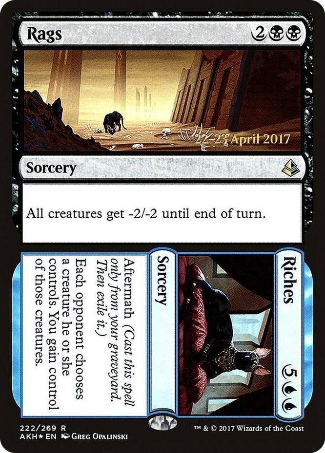0222 Rags // Riches R Prerelease Cards